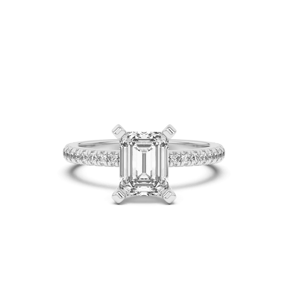 360 degree view of Donna Timeless Pavé Engagement Ring