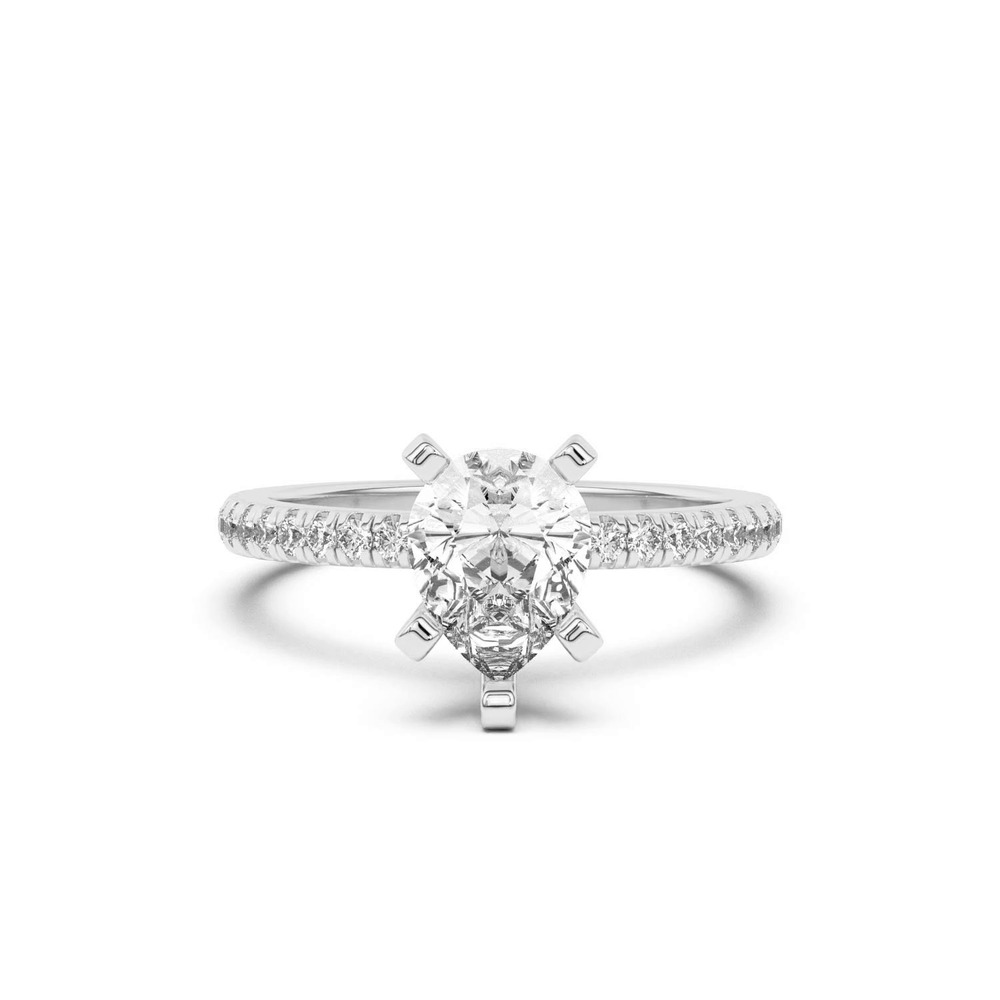 360 degree view of Donna Timeless Pavé Engagement Ring