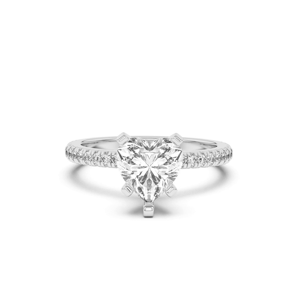 360 degree view of Donna Timeless Pavé Engagement Ring