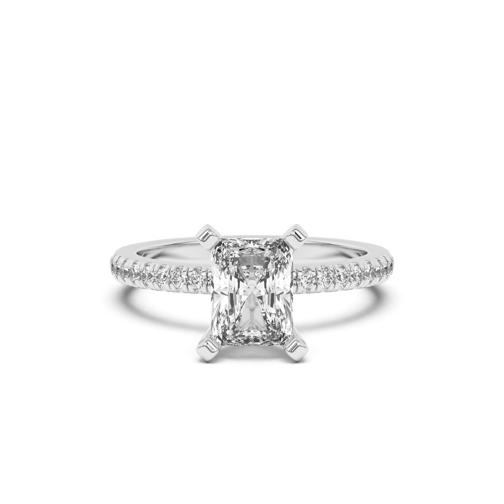 360 degree view of Donna Timeless Pavé Engagement Ring