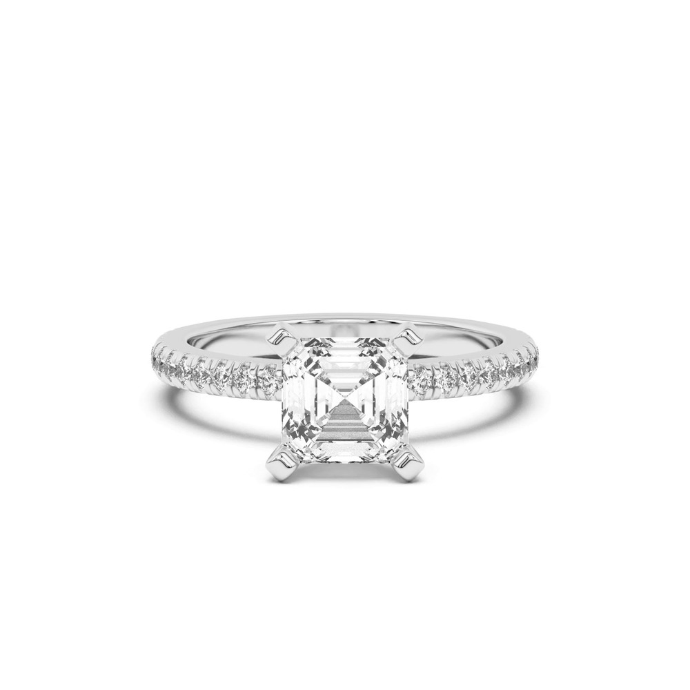 360 degree view of Donna Timeless Pavé Engagement Ring