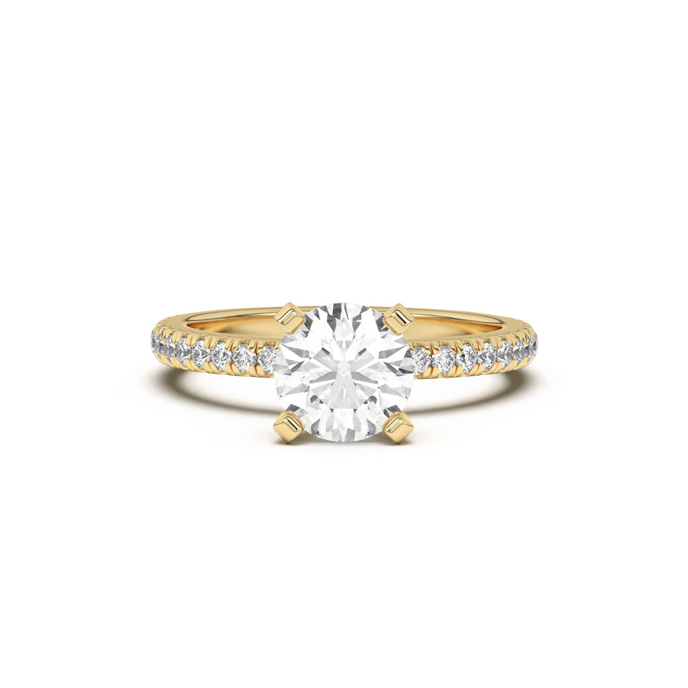 360 degree view of Donna Timeless Pavé Engagement Ring