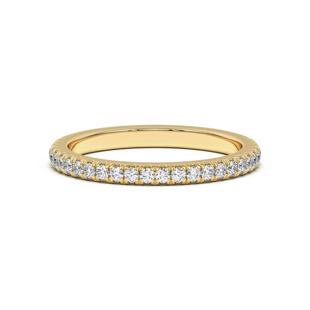 360 degree view of Donna Timeless Pavé Band