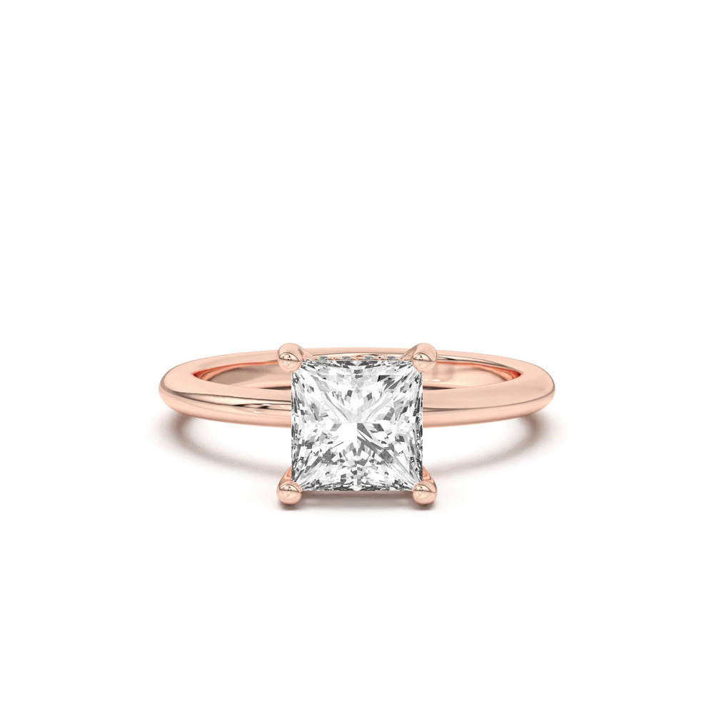 360 degree view of Beverly Timeless Hidden Halo Engagement Ring