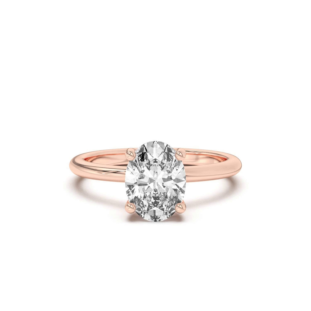 360 degree view of Beverly Timeless Hidden Halo Engagement Ring