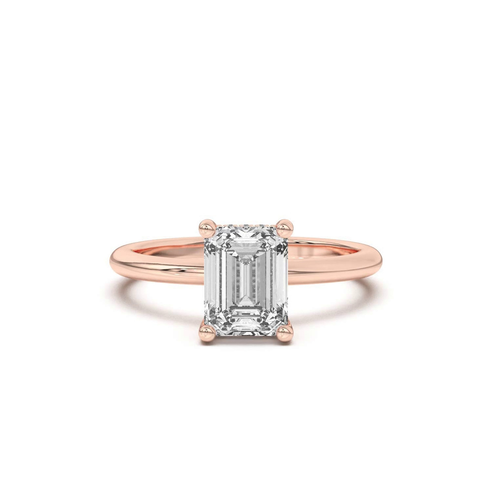 360 degree view of Beverly Timeless Hidden Halo Engagement Ring