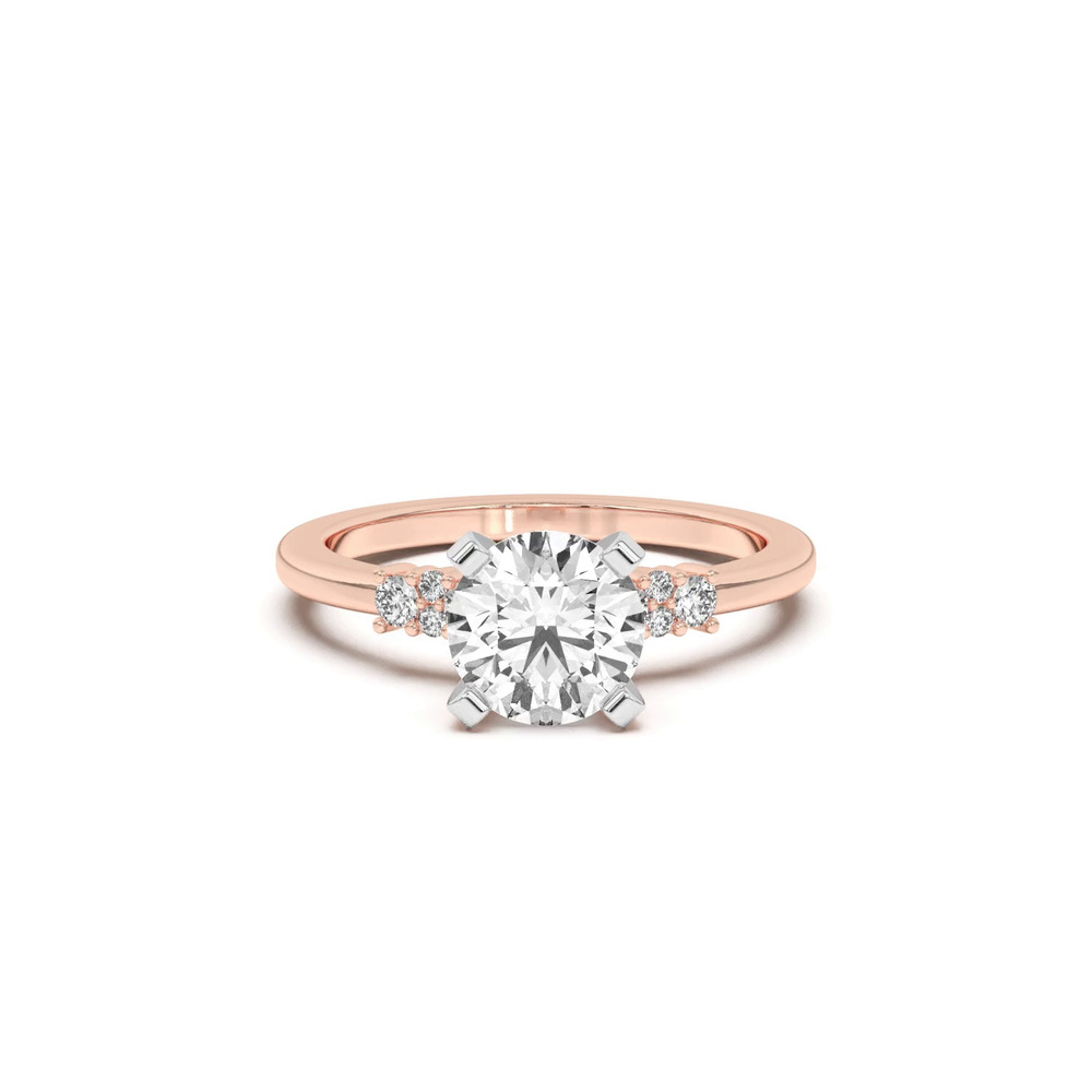 360 degree view of Petite Cascade Engagement Ring