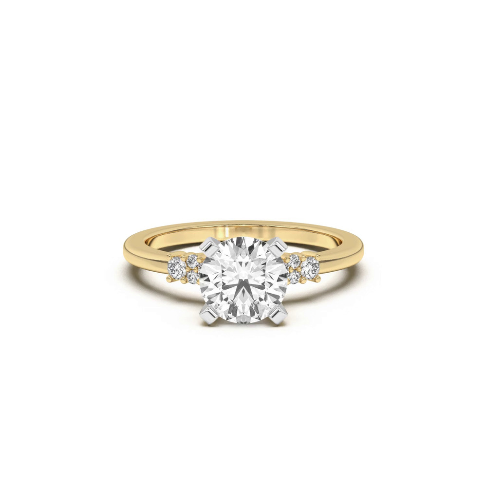 360 degree view of Petite Cascade Engagement Ring