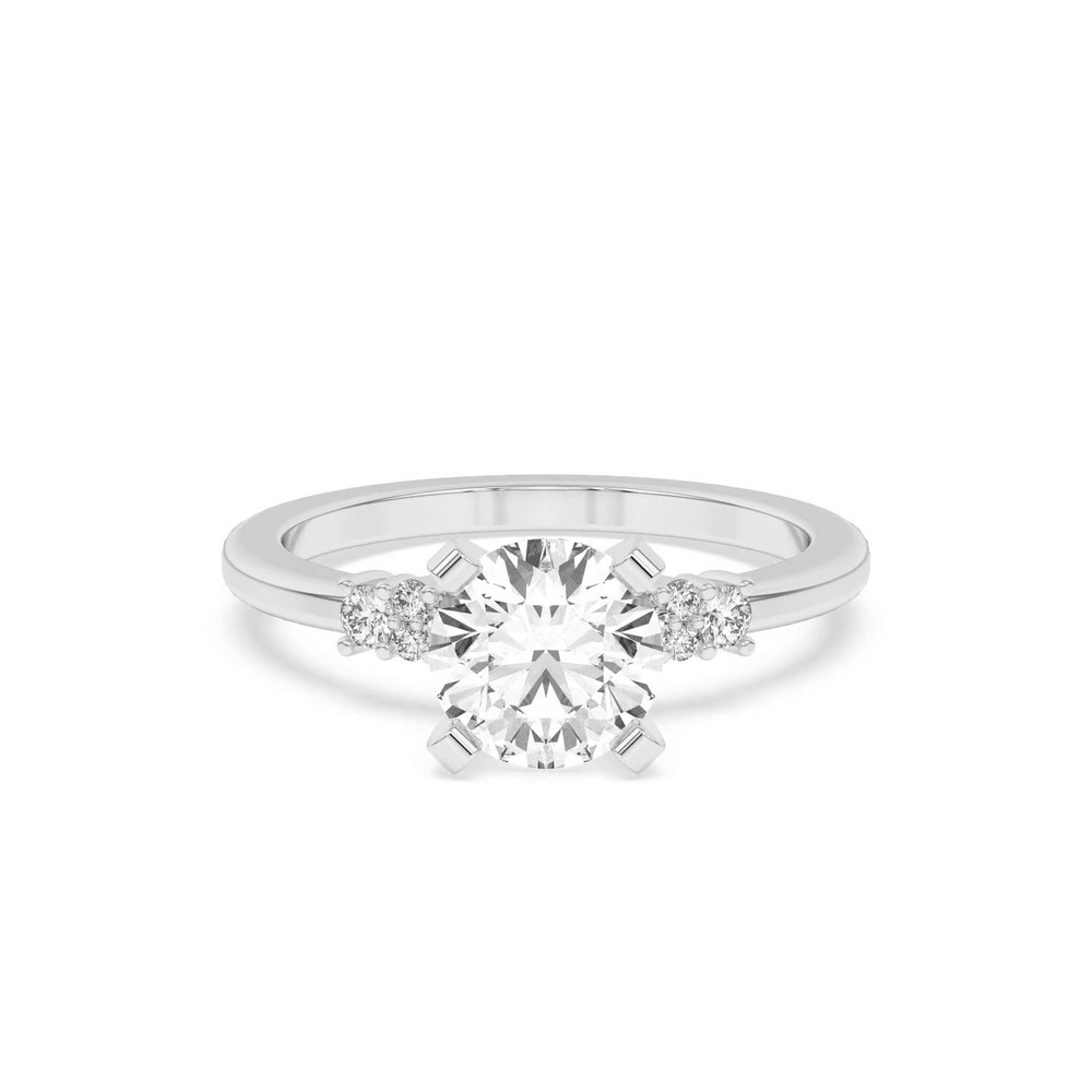 360 degree view of Petite Cascade Engagement Ring