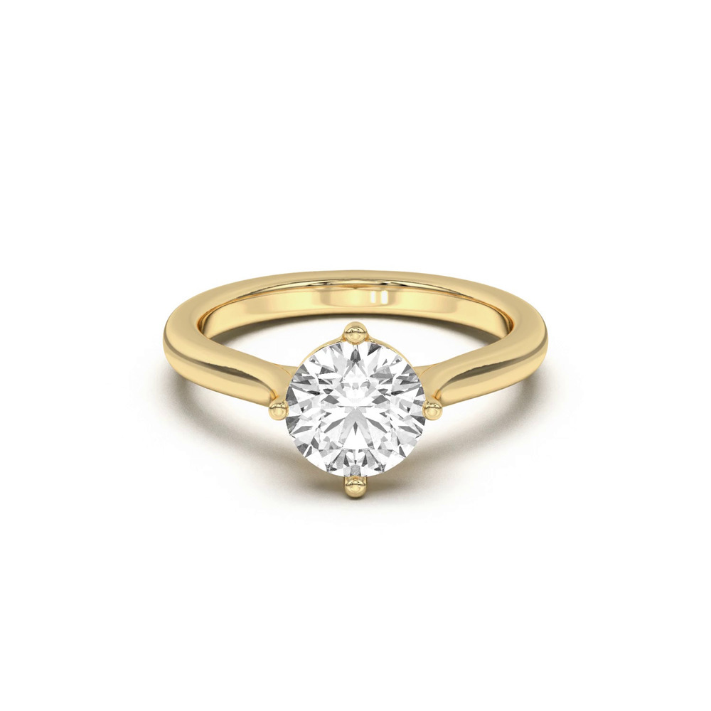 360 degree view of Peggy Compass-Set Cathedral Engagement Ring