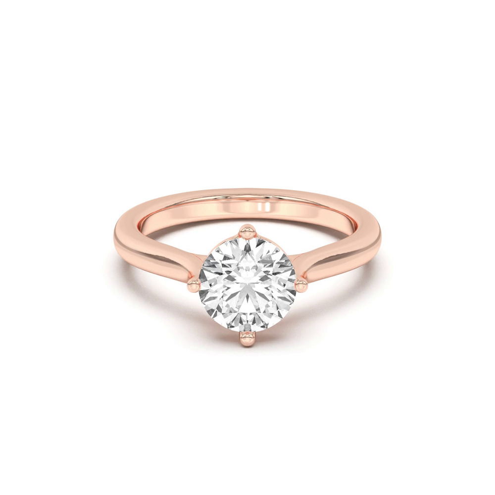 360 degree view of Peggy Compass-Set Cathedral Engagement Ring