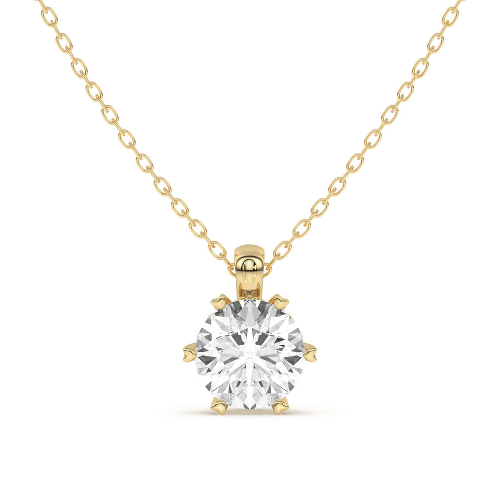 360 degree view of Romance Solitaire Pendant