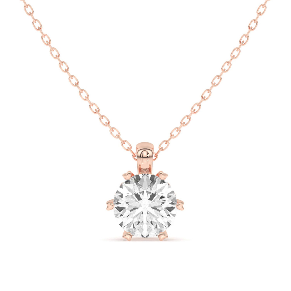 360 degree view of Romance Solitaire Pendant