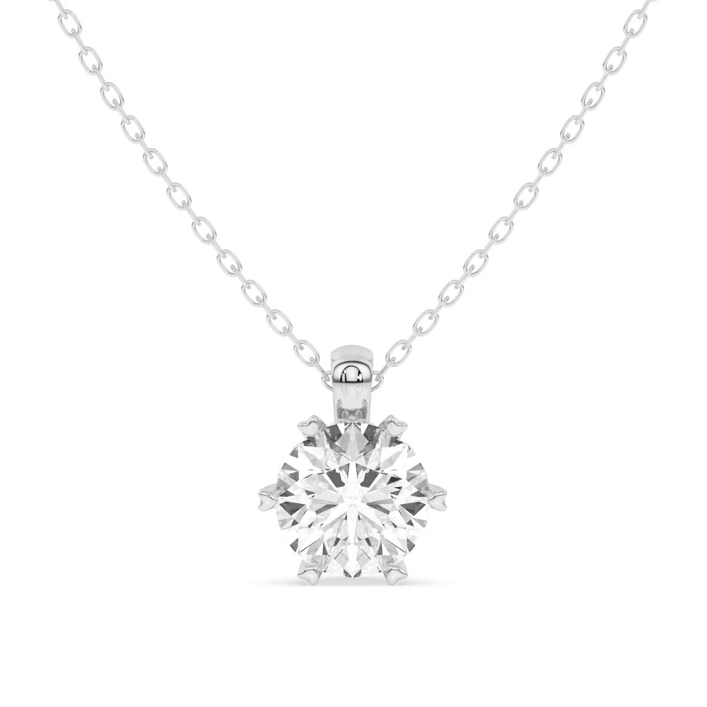 360 degree view of Romance Solitaire Pendant