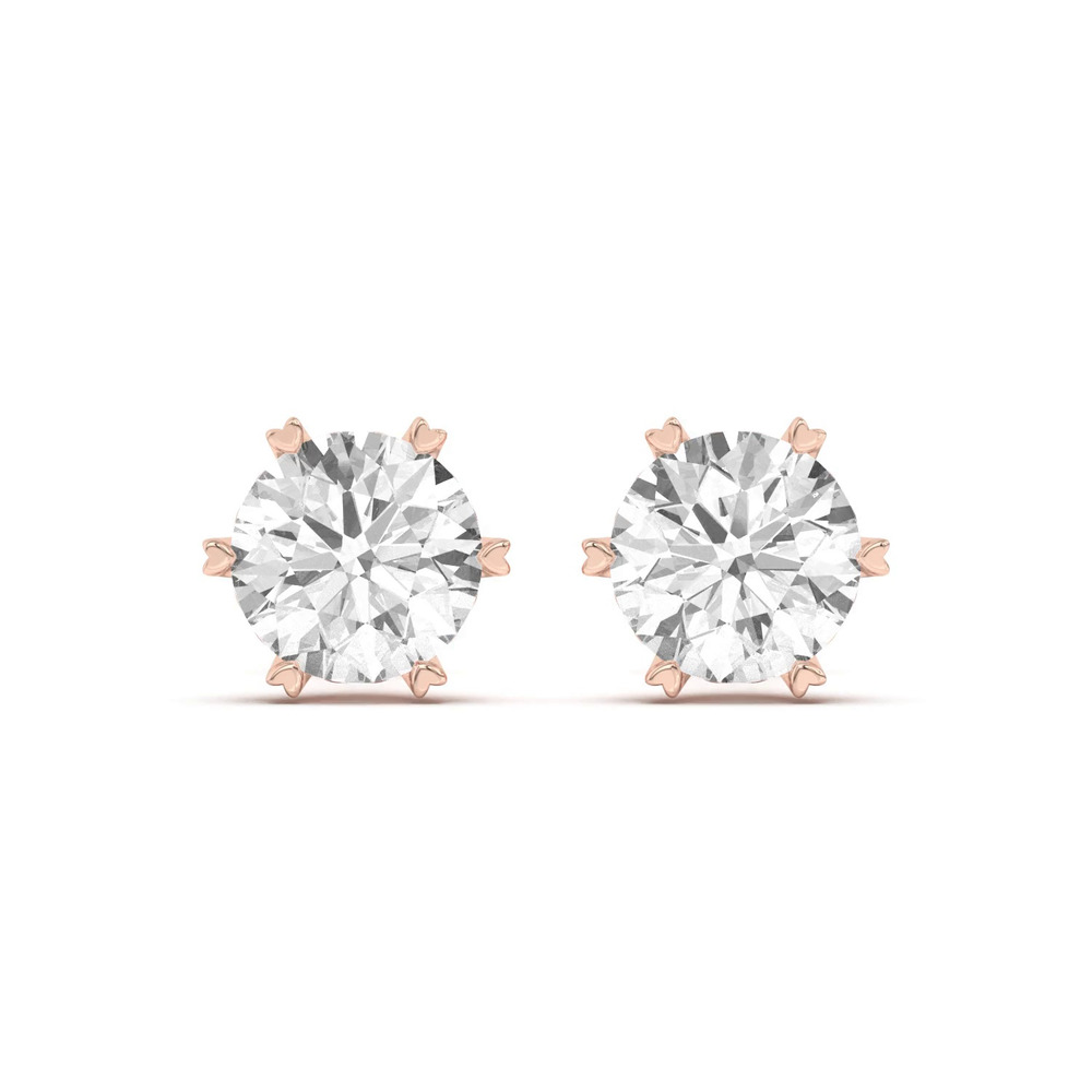 360 degree view of Romance Diamond Earrings