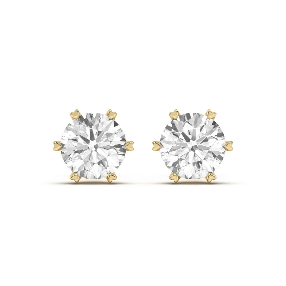 360 degree view of Romance Diamond Earrings