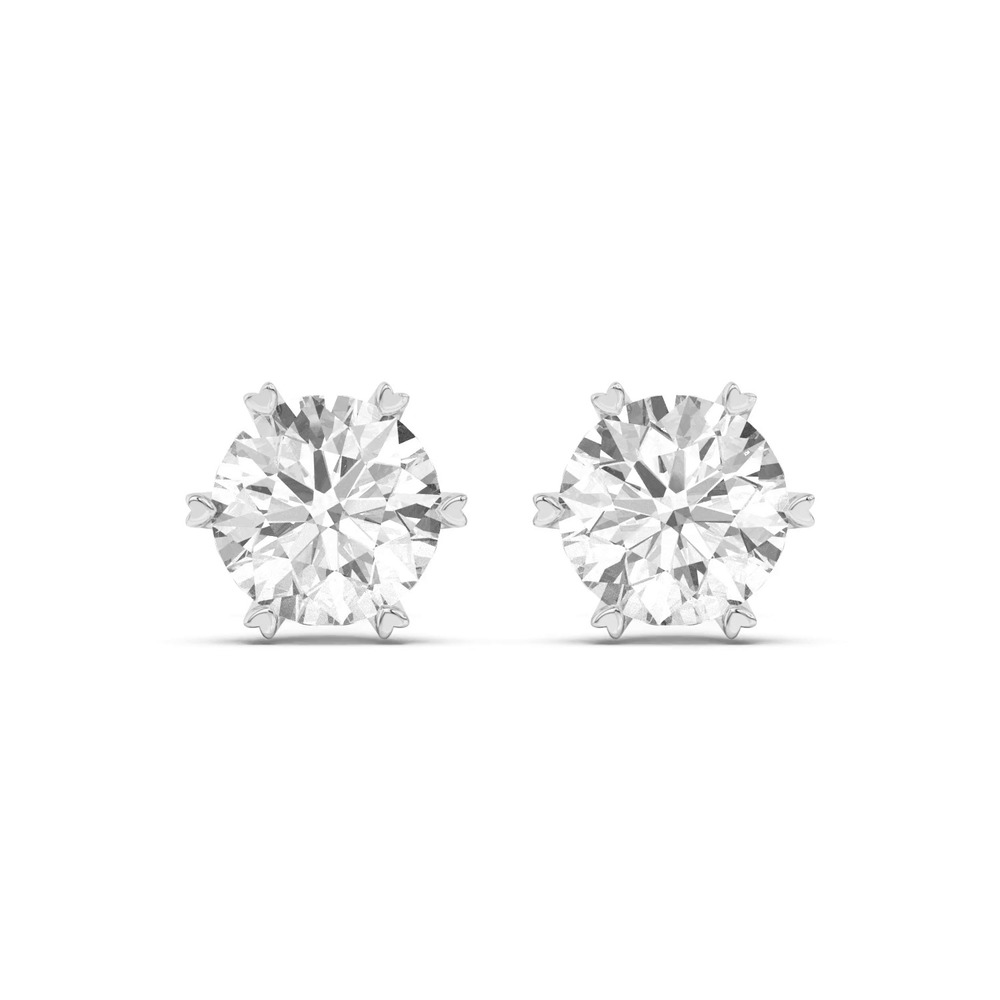 360 degree view of Romance Diamond Earrings