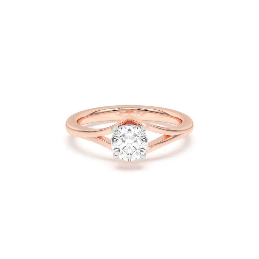 360 degree view of Ruthie Chevron Duo Engagement Ring