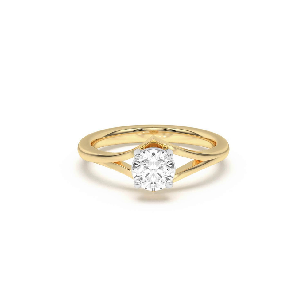 360 degree view of Ruthie Chevron Duo Engagement Ring