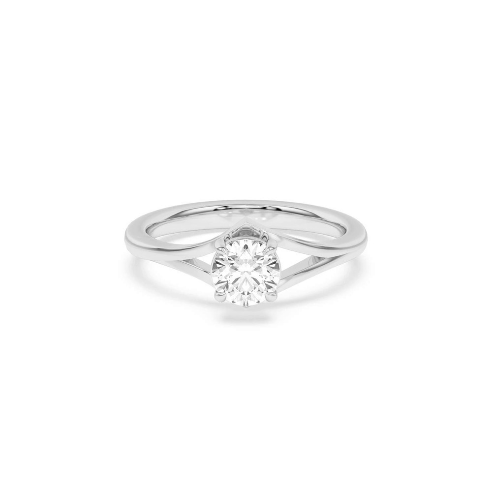 360 degree view of Ruthie Chevron Duo Engagement Ring