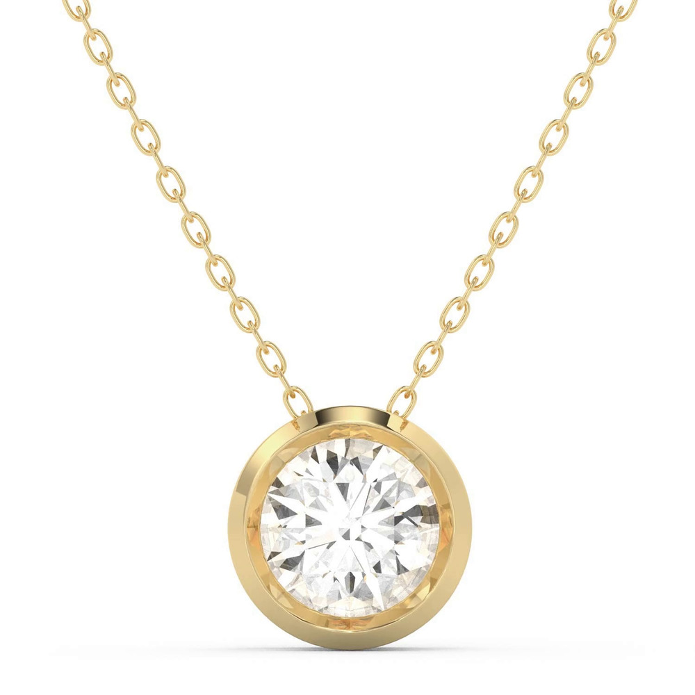 360 degree view of Beveled Bezel Pendant