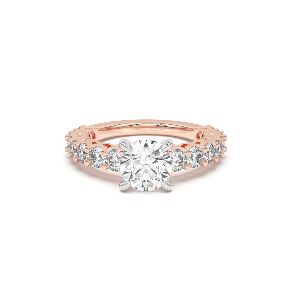360 degree view of Lavelle Graduated Diamond Engagement Ring