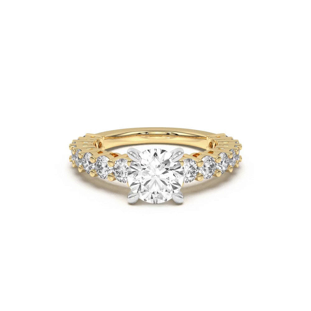 360 degree view of Lavelle Graduated Lab Engagement Ring