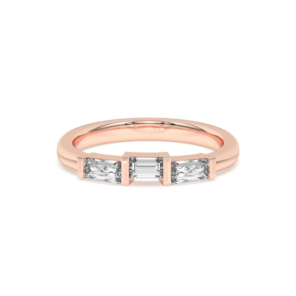 360 degree view of Arden Baguette Inset Band