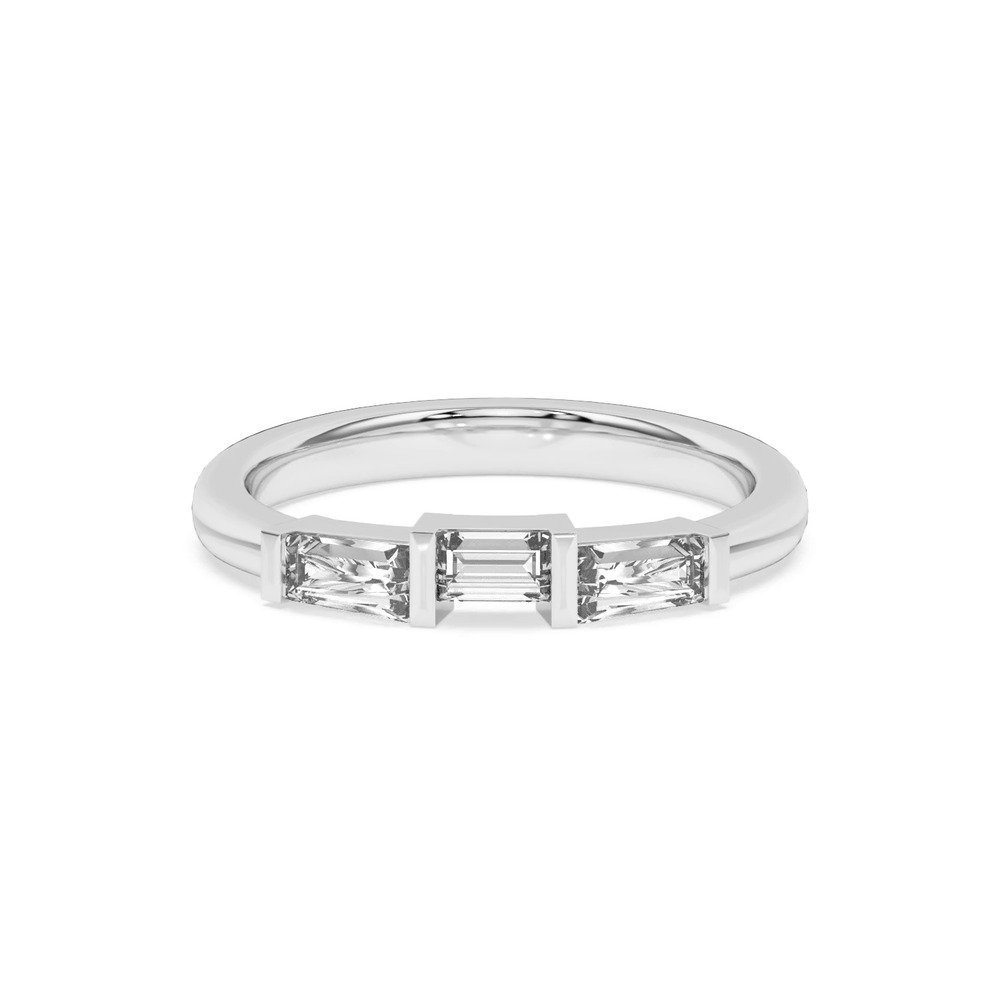 360 degree view of Arden Baguette Inset Band