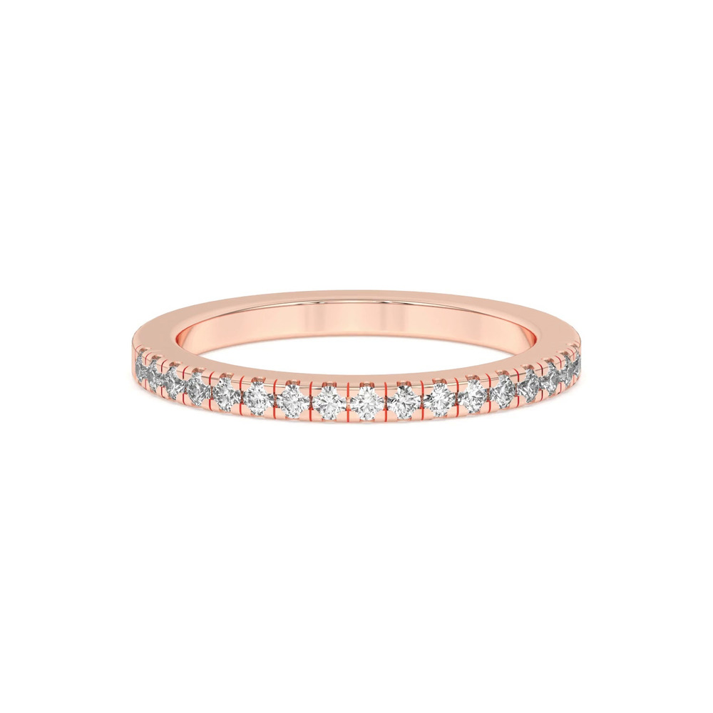 360 degree view of Tria Pavé Band