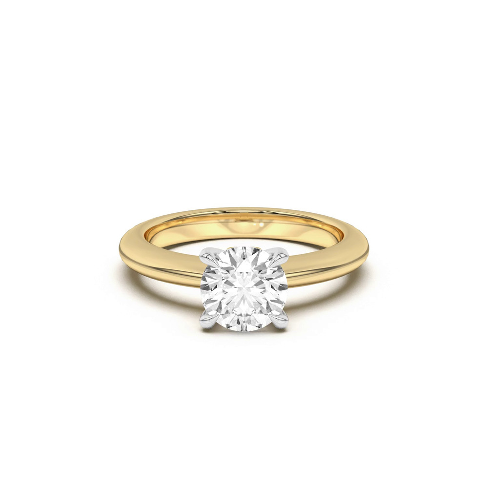 360 degree view of Golden Heart Engagement Ring
