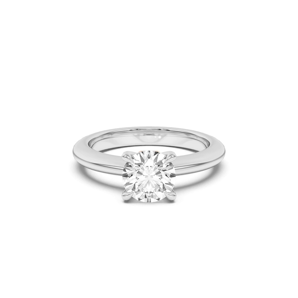 360 degree view of Golden Rose Heart Engagement Ring