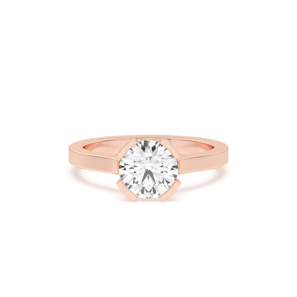 360 degree view of Vista Split Bezel Engagement Ring