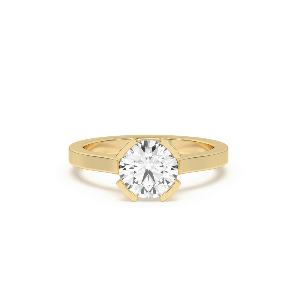 360 degree view of Vista Split Bezel Engagement Ring