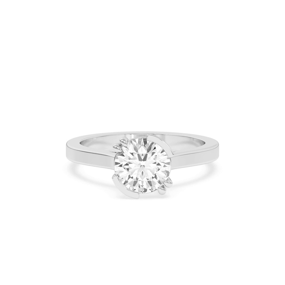 360 degree view of Fusion Mixed Prong Engagement Ring
