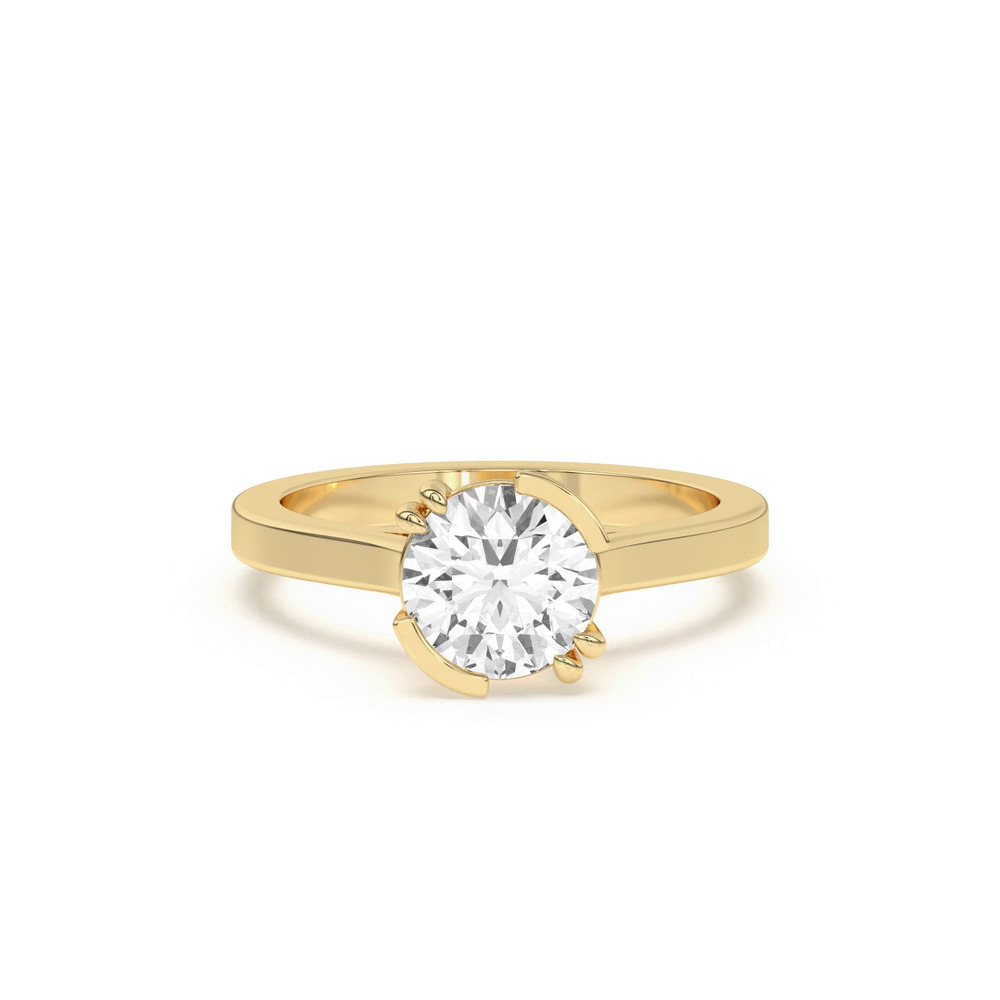 360 degree view of Fusion Mixed Prong Engagement Ring