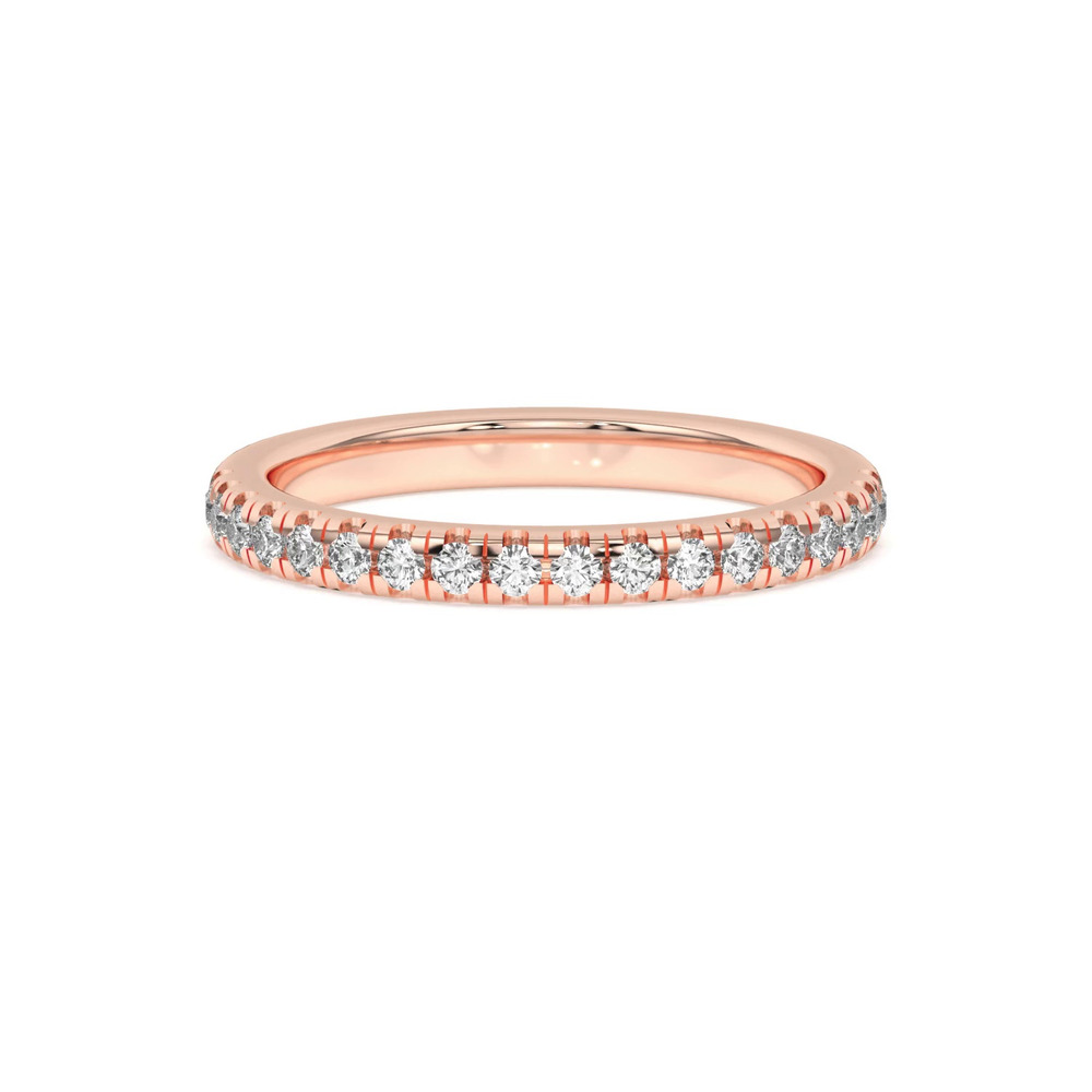 360 degree view of Timeless Pavé Diamond Band (2mm)