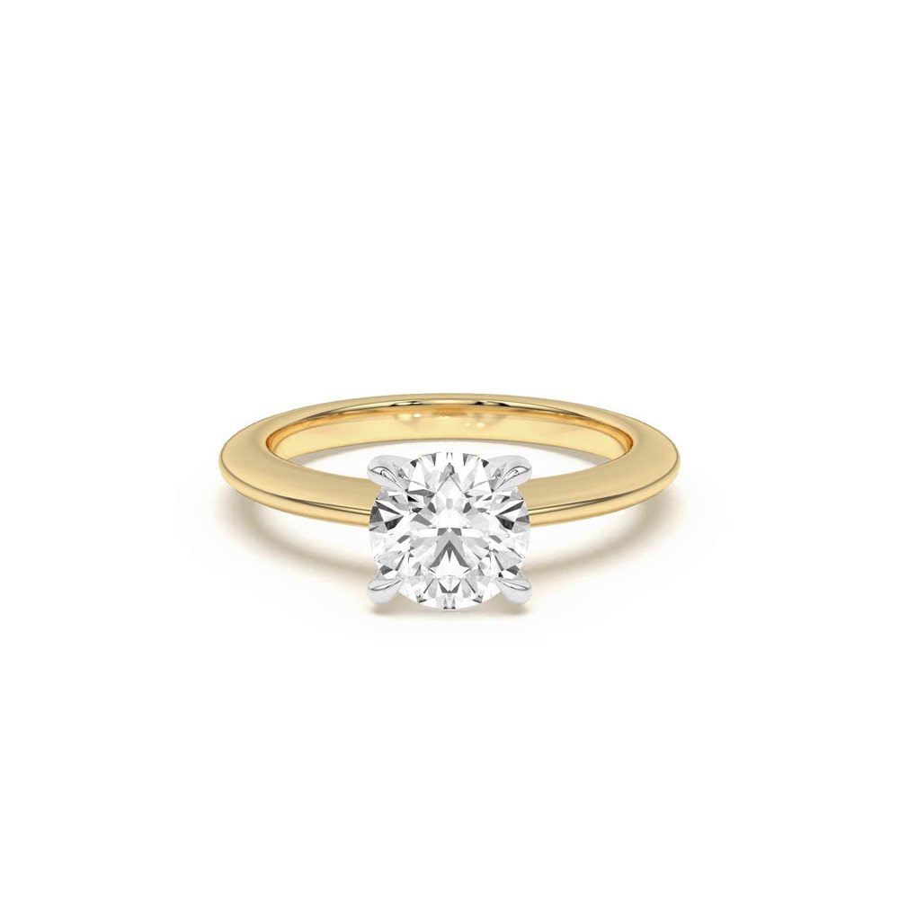 360 degree view of Golden Heart Petite Engagement Ring