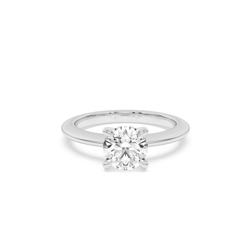 360 degree view of Golden Rose Heart Petite Engagement Ring