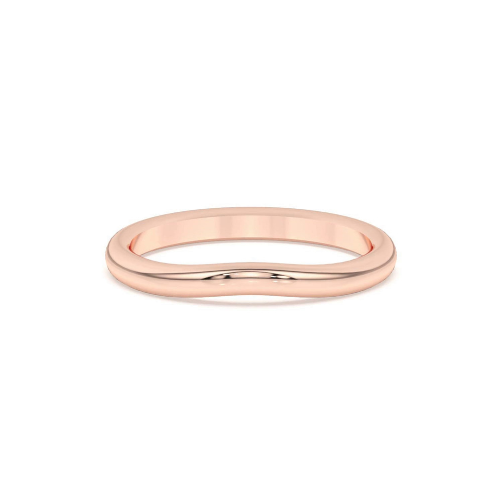 360 degree view of Ally Curved Band (2mm)