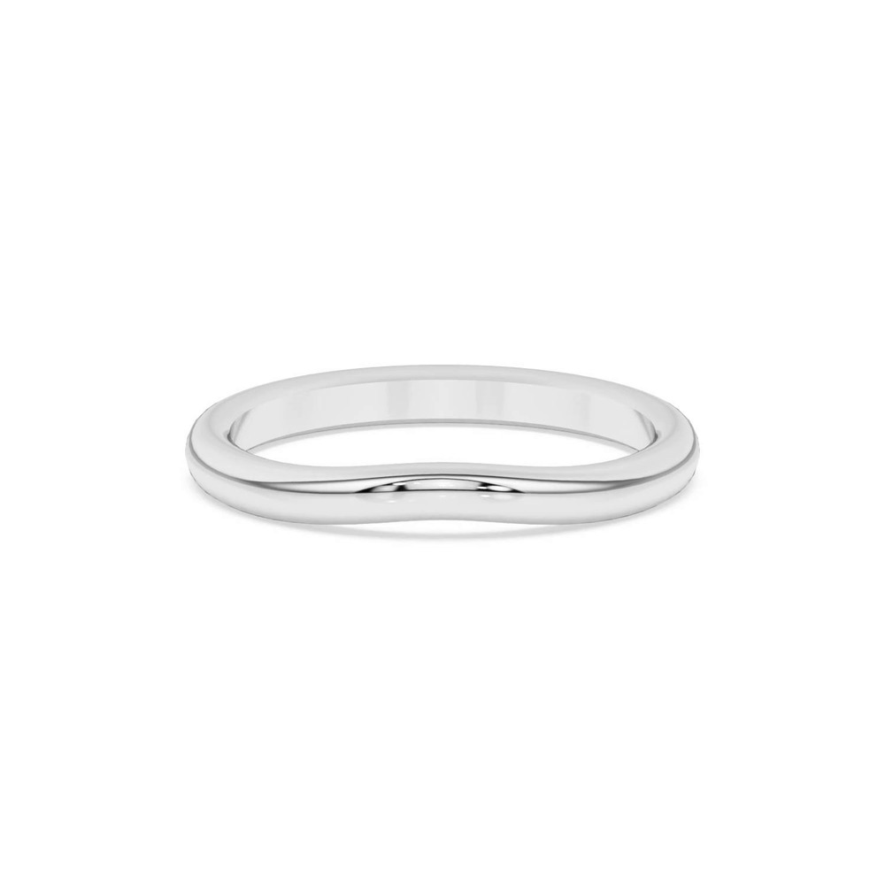 360 degree view of Ally Curved Band (2mm)