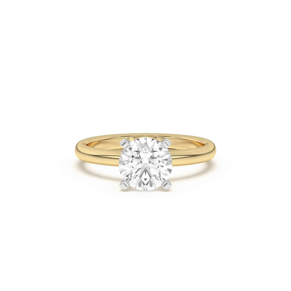 360 degree view of Ally Classic Two-Tone Engagement Ring (2mm)