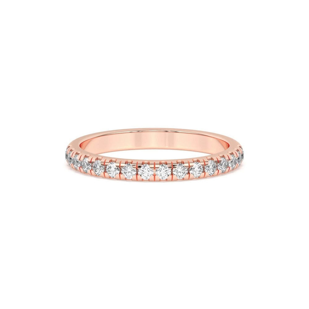 360 degree view of Marigold Grand Pavé Band