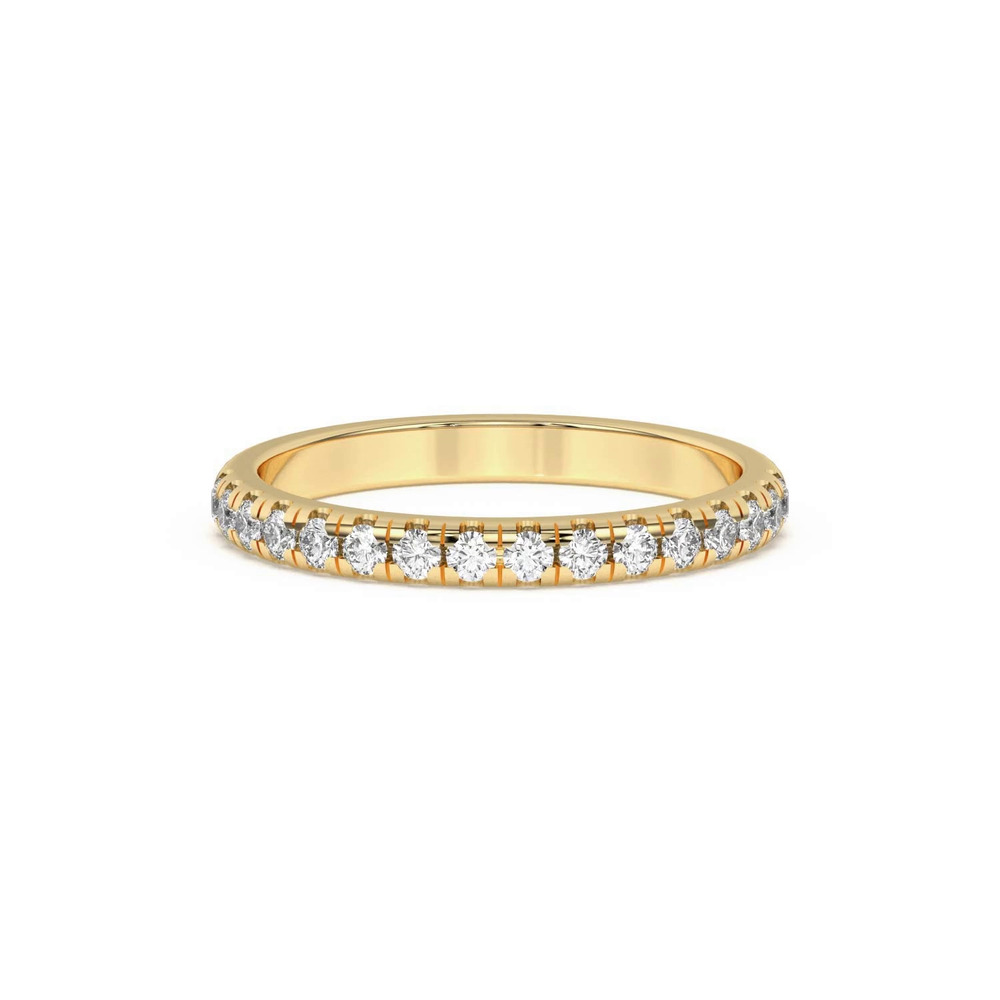 360 degree view of Marigold Grand Pavé Lab Band