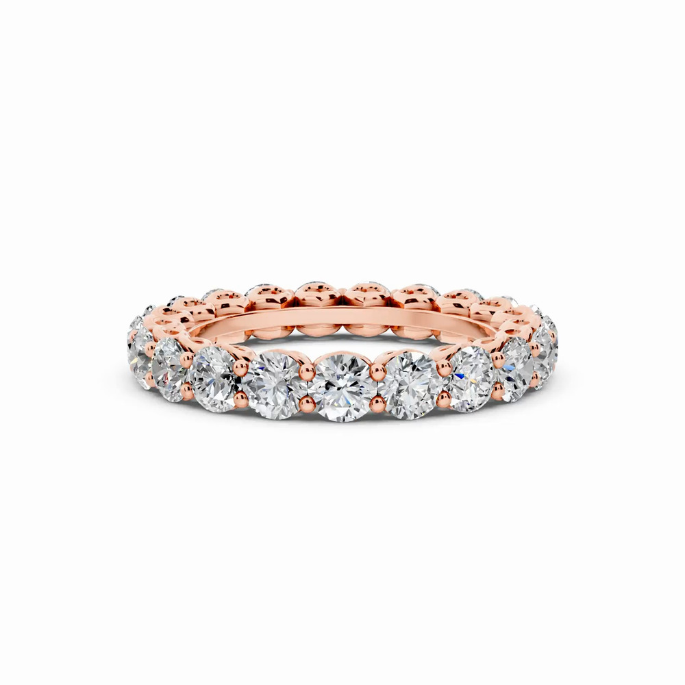 360 degree view of Sculpted Heart Diamond Eternity Ring (2.50 ct. tw.)