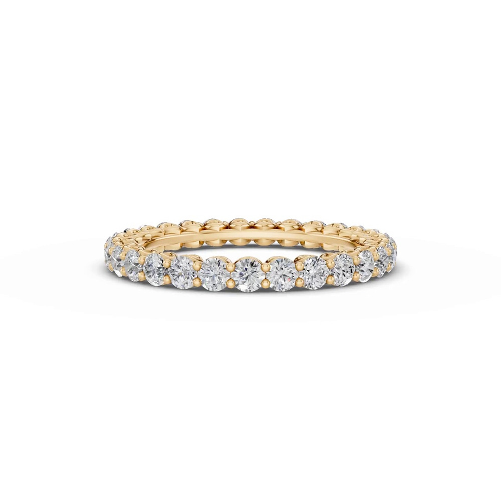 360 degree view of Sculpted Heart Diamond Eternity Ring (1 ct. tw.)