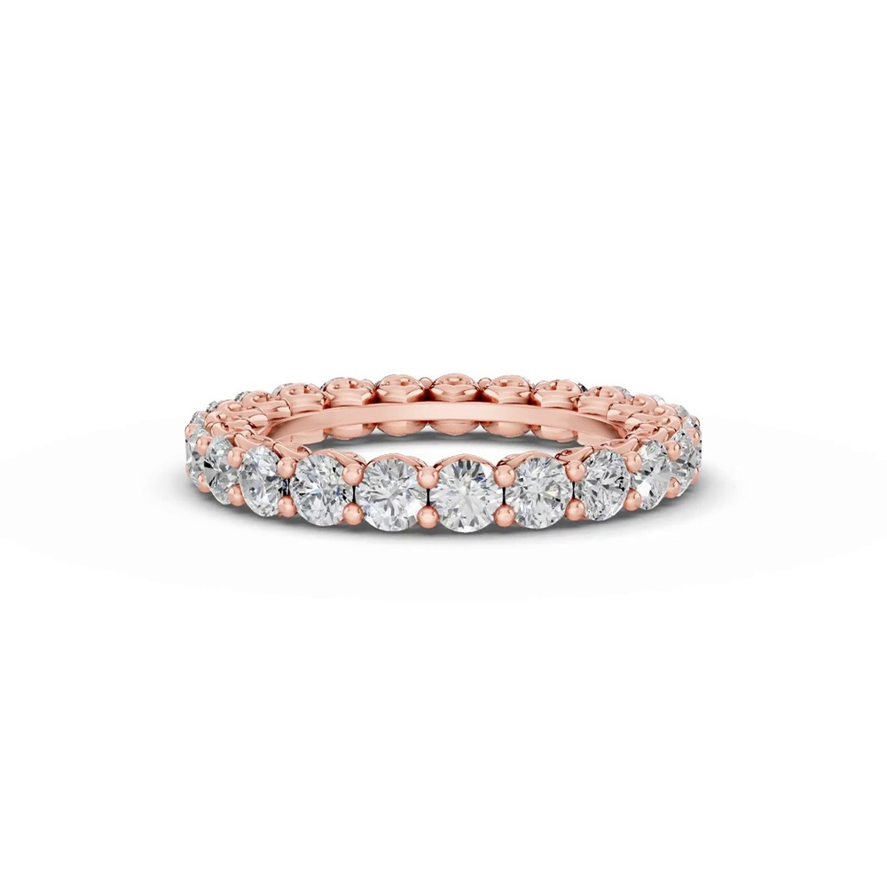 360 degree view of Sculpted Heart Diamond Eternity Ring (2 ct. tw.)