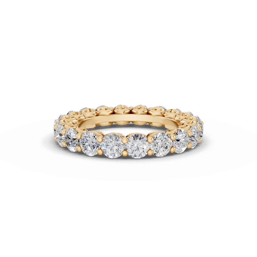 360 degree view of Sculpted Heart Lab Diamond Eternity Ring (3 ct. tw.)