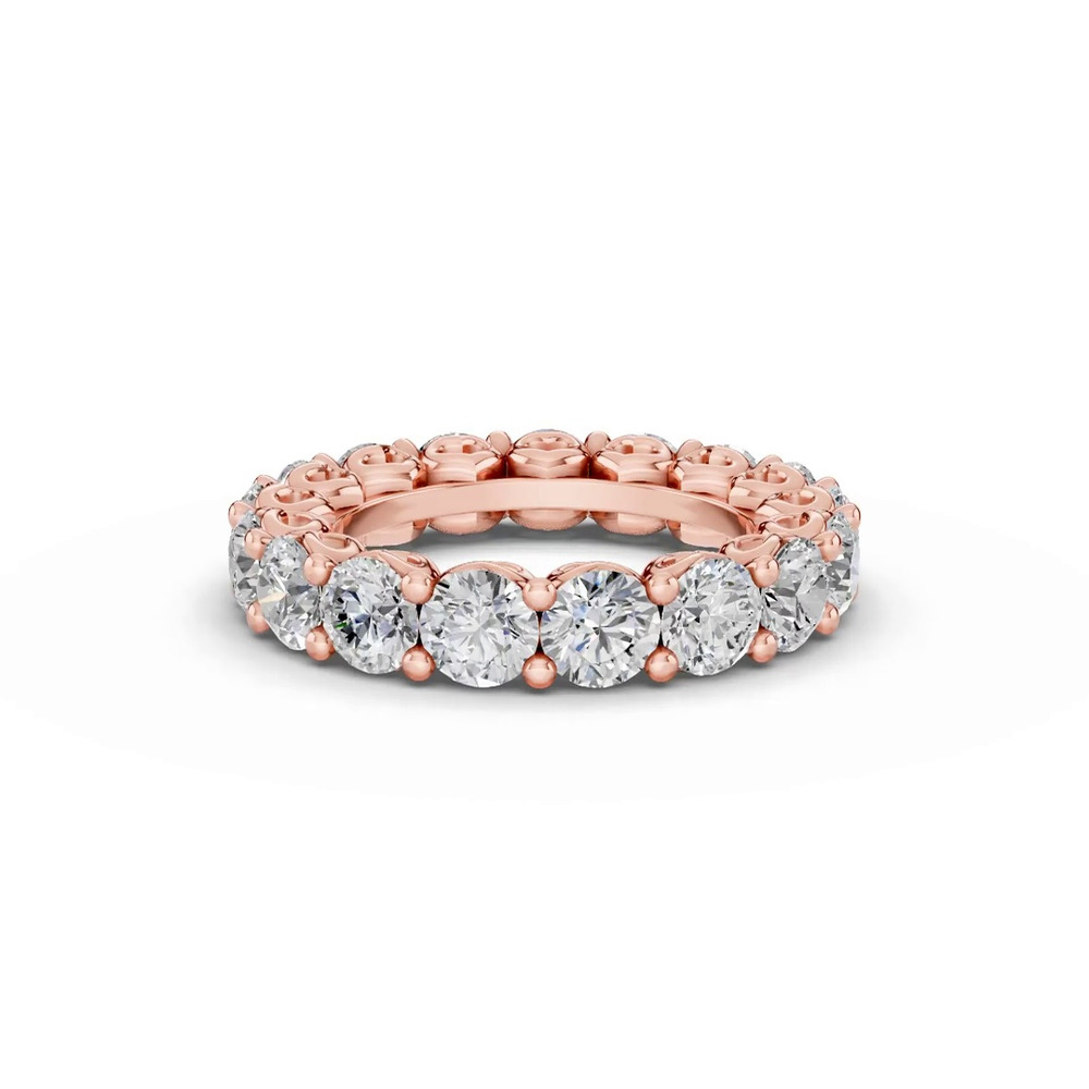 360 degree view of Sculpted Heart Lab Diamond Eternity Ring (5 ct. tw.)