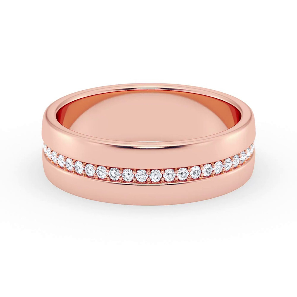 360 degree view of Pavé Lab Diamond Eternity Band (6mm)